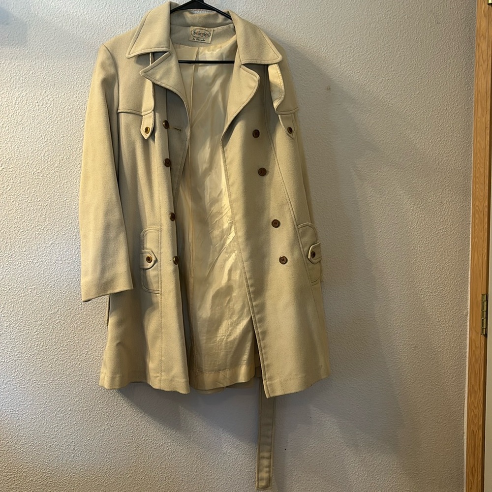 Swingles by Character tie waist trench coat